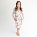 Vintage Pink Rose Robe