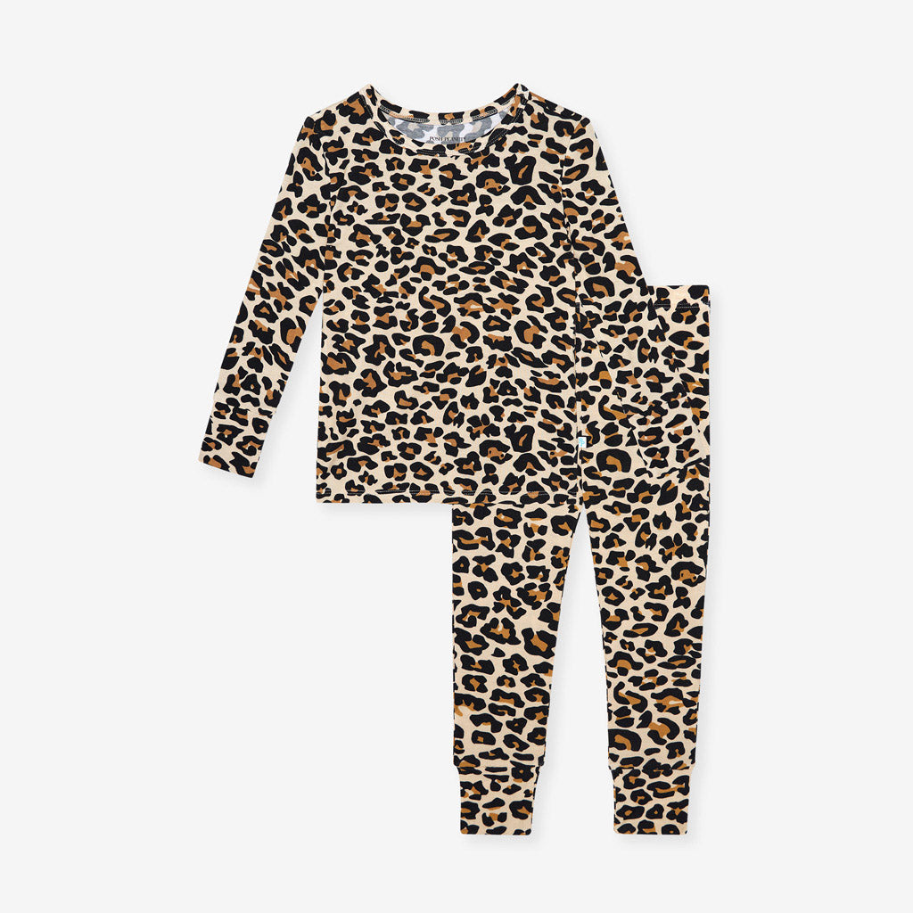 Lana Leopard Tan Classic Pajama Set