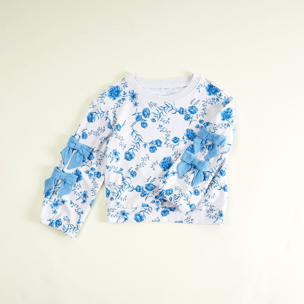 Hattie French Terry Bow Sweatshirt